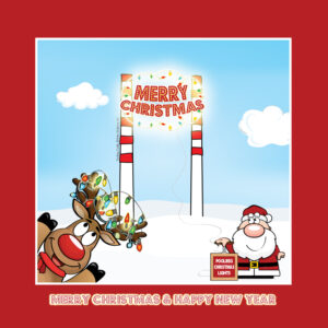 Irish Charity Poolbeg Christmas Cards - Lights
