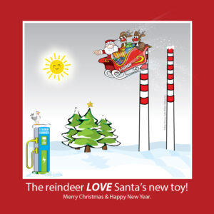 Irish Charity Poolbeg Christmas Cards - E-SLEIGH