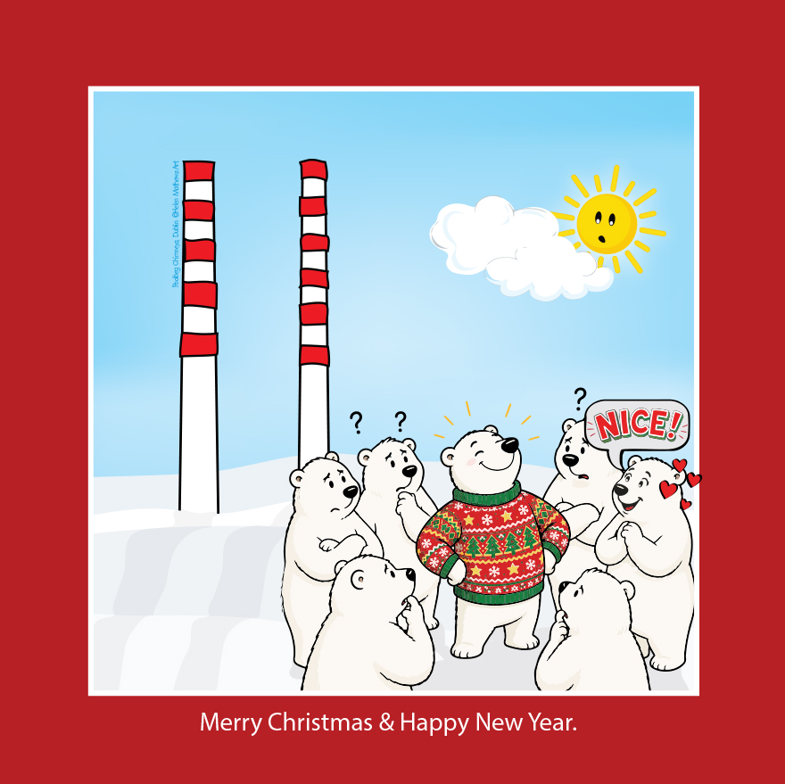 Irish Charity Poolbeg Christmas Cards - Polar Bears