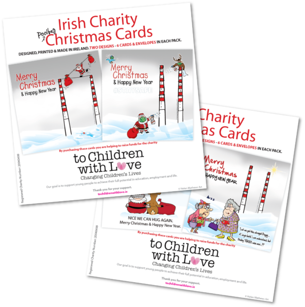 Charity Poolbeg Christmas Cards To Children with Love