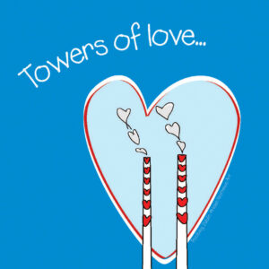 Poolbeg cards Towers of Love