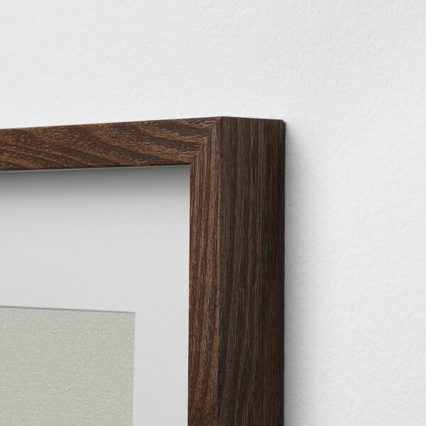 Wood effect frame