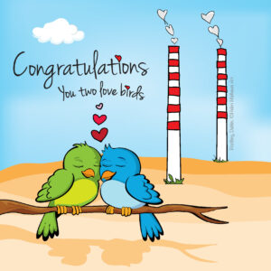 congratulations love birds