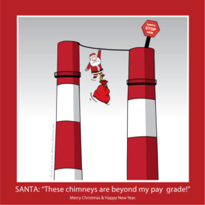 Irish Charity Poolbeg Christmas Cards - Pay Grade