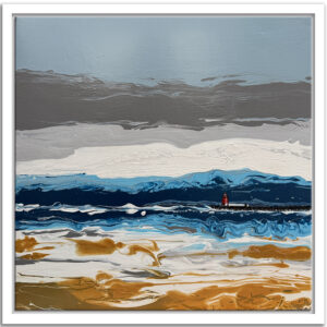 Title: Poolbeg Lighthouse, part abstract